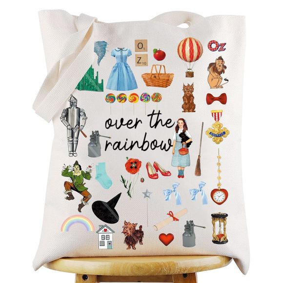 Dorothy Gale Tote Bag Scarecrow Ï¼†Tin Man Fans Gift Over The Rainbow Dorothy : - Picture 1 of 7